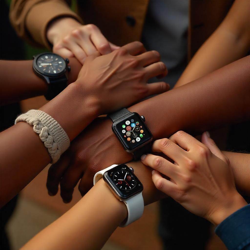 Watches should display vibrant, modern watch faces.