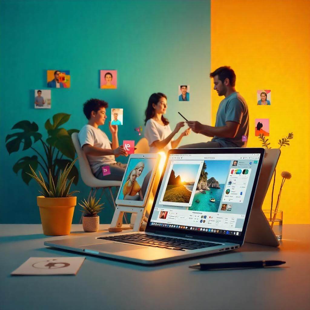 The main visual for the blog post, capturing the essence of free photo editing tools for all skill levels.
