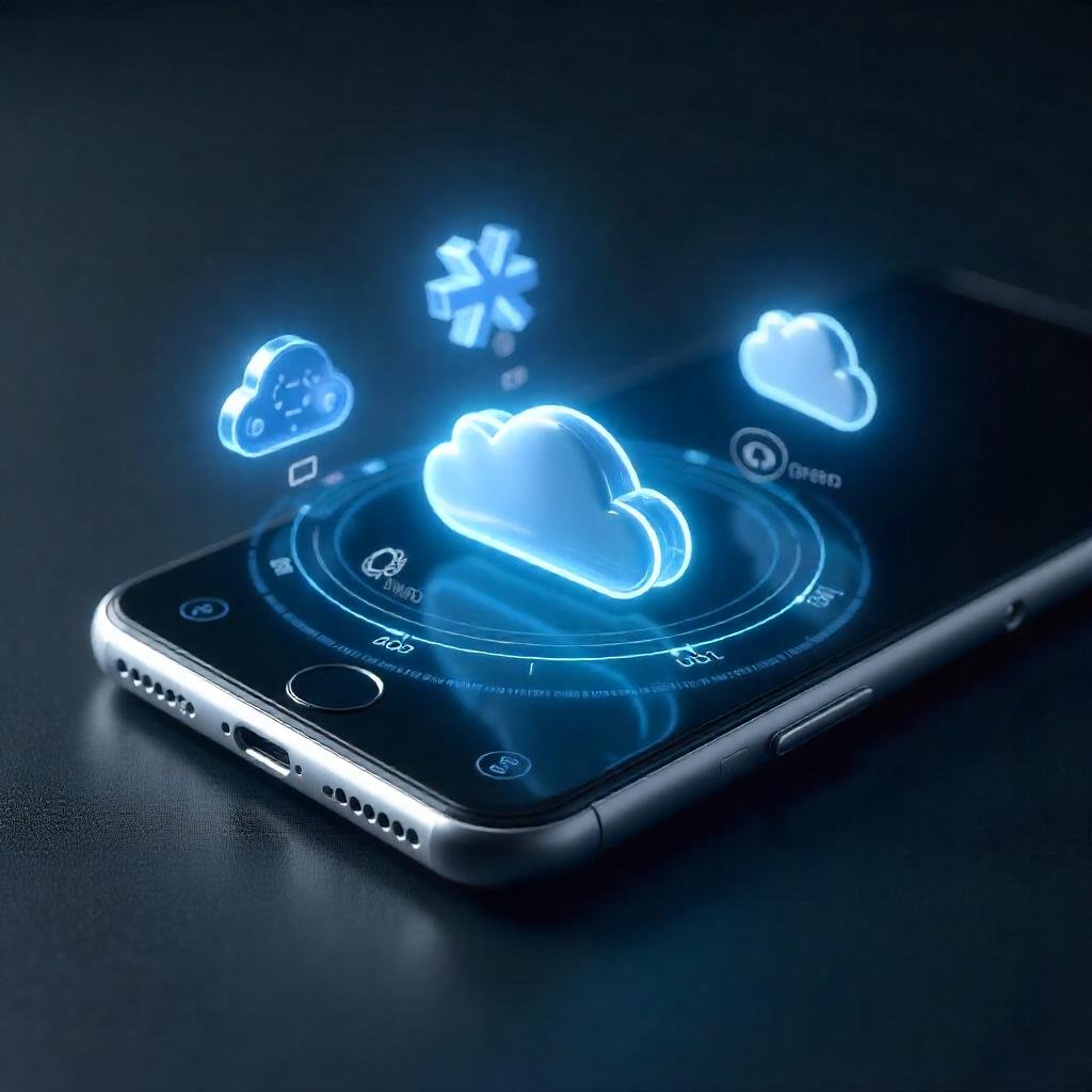 Include a subtle glow effect to suggest cutting-edge tech.
