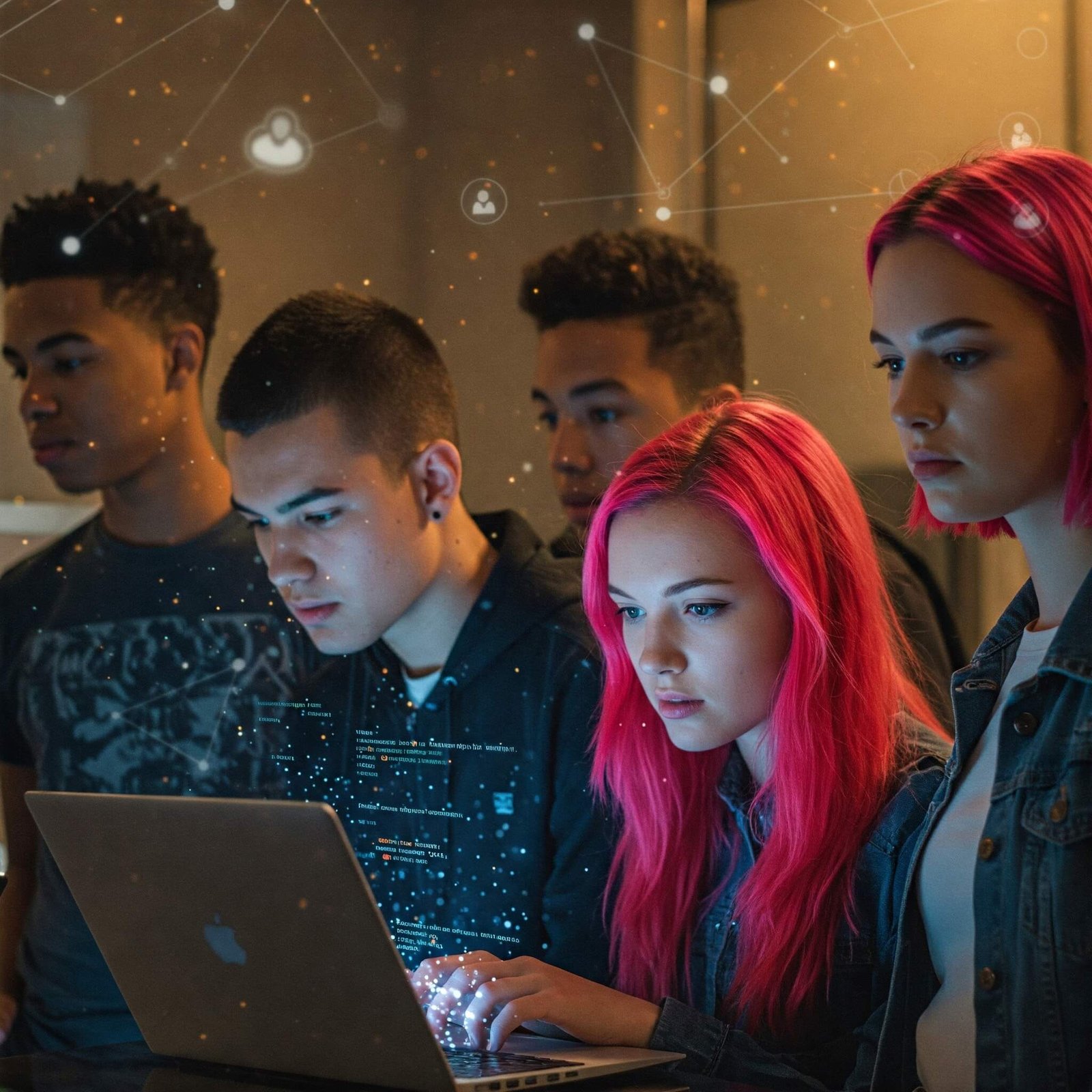 Tech career aspirations: Diverse group looking forward