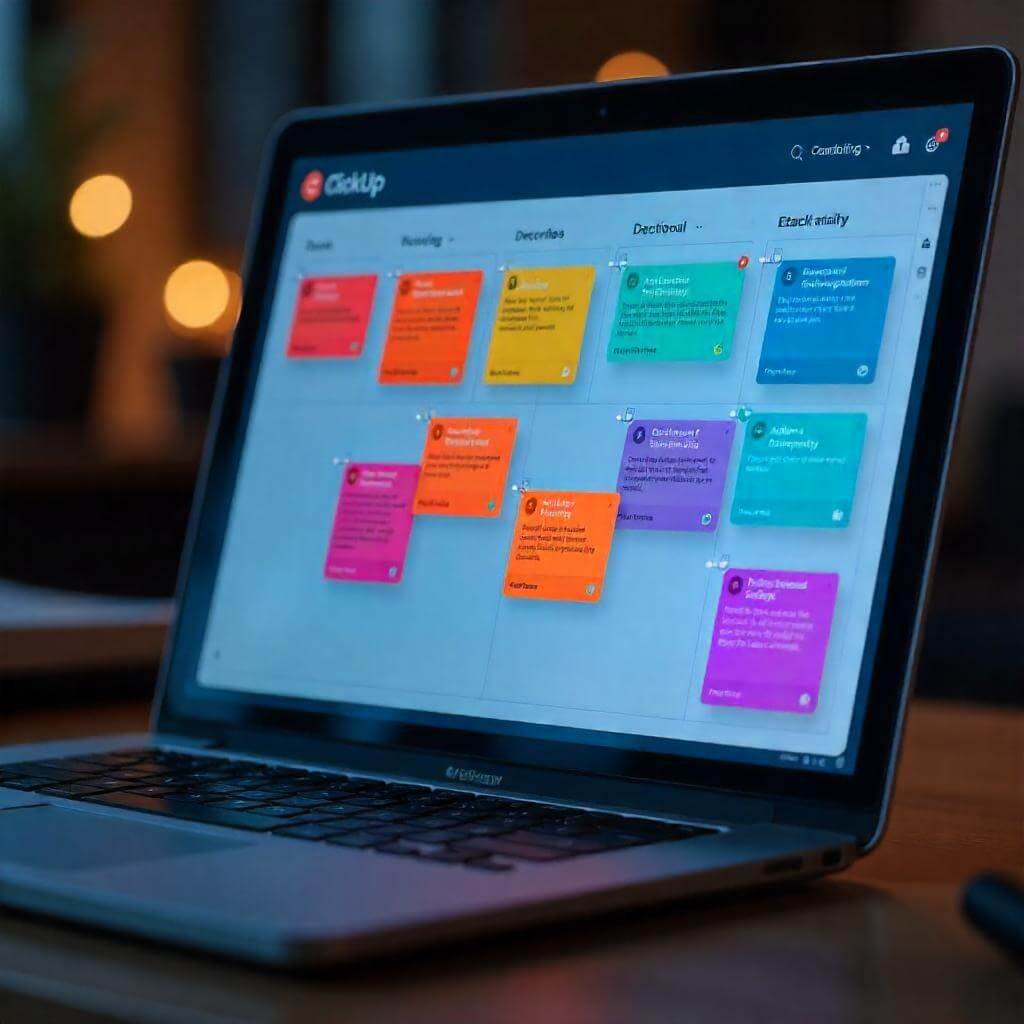 Include a subtle overlay of a laptop screen to give context.