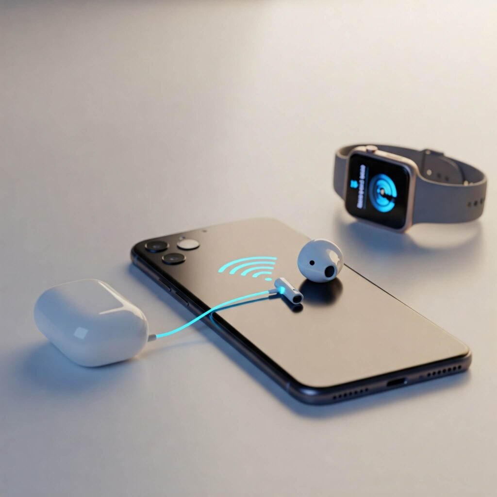 Visual representation of tech bundles, including smartphone