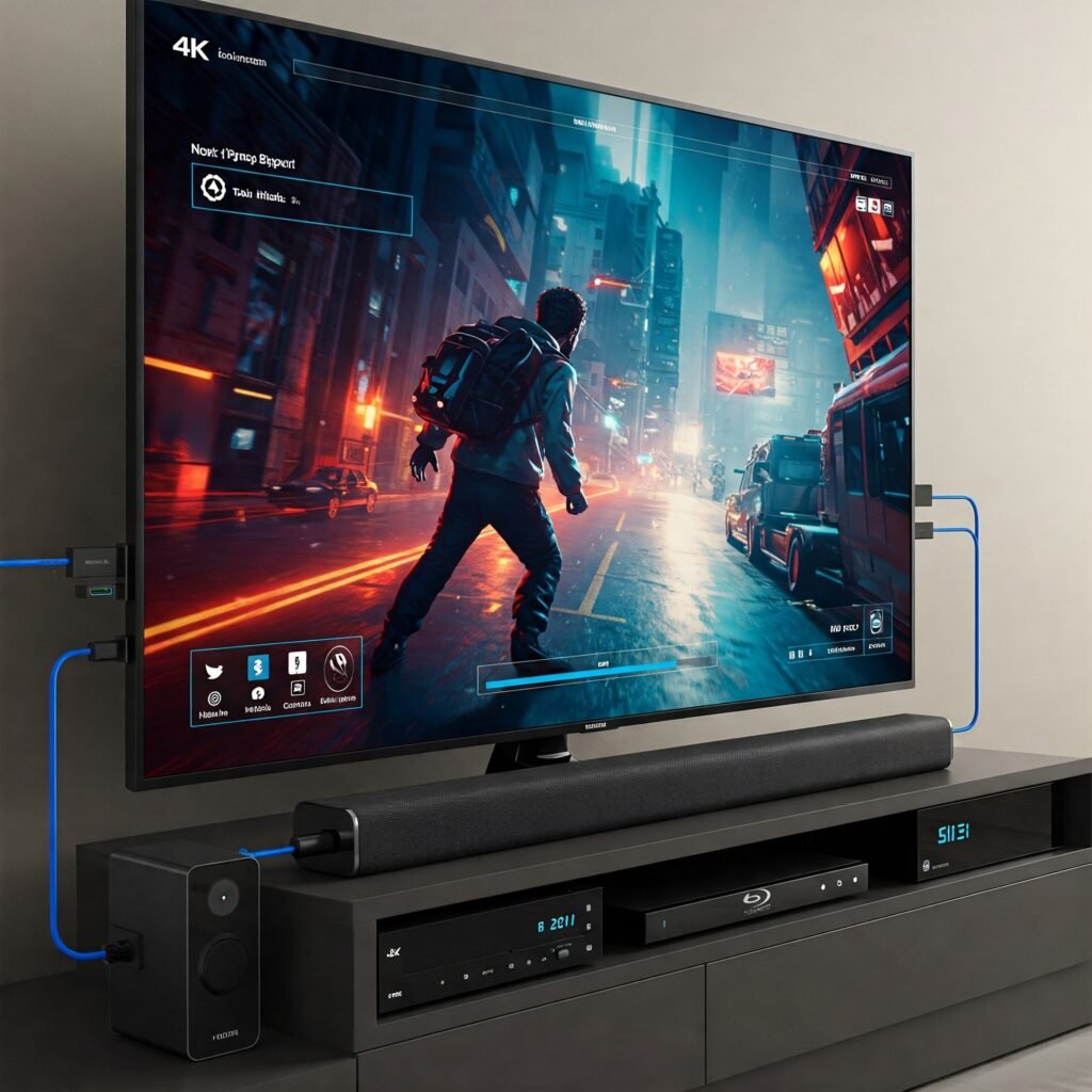 3 HDMI Ports TV Setup